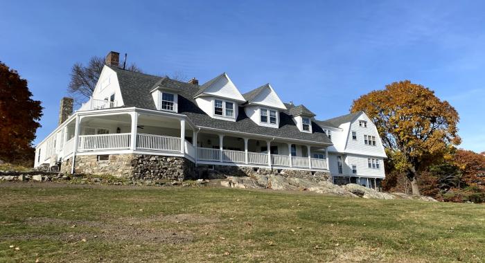 A view of the renovated Carey Cottage after the completion of the project in November 2020.