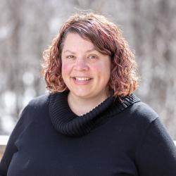 A staff photo of Kristine Arey.