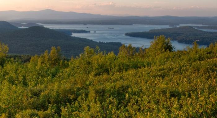 Morse Preserve overlooking Lake Winnipesaukee by Jerry Monkman/Ecophotography