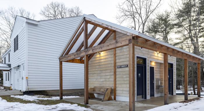 The new rest facility adjacent to the education center.