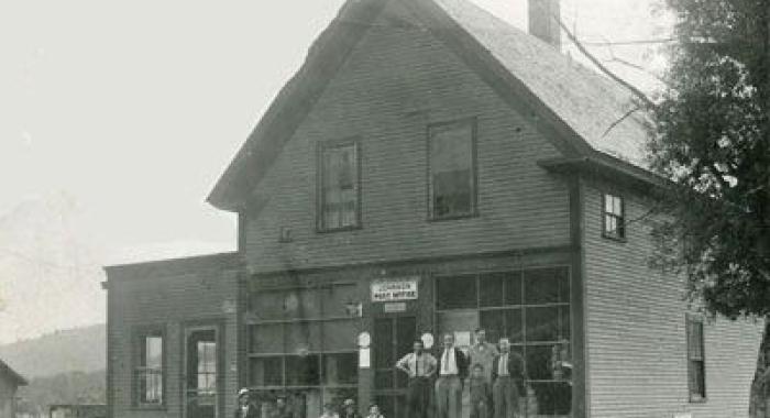 Johnson, N.H., named for infamous logger G.L. Johnson, was a company town with a general store (pictured), a school and several houses for employees.