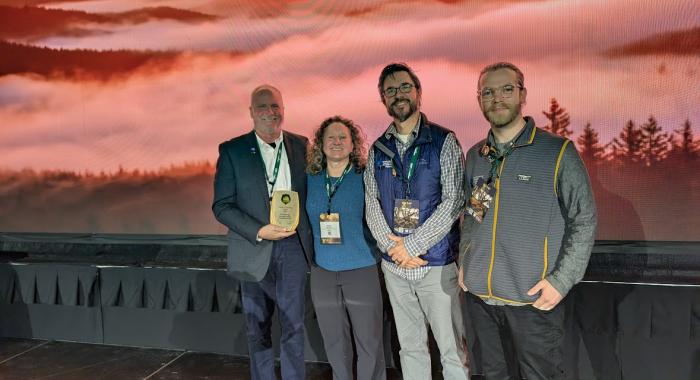 Forest Society Staff Accept SAF award