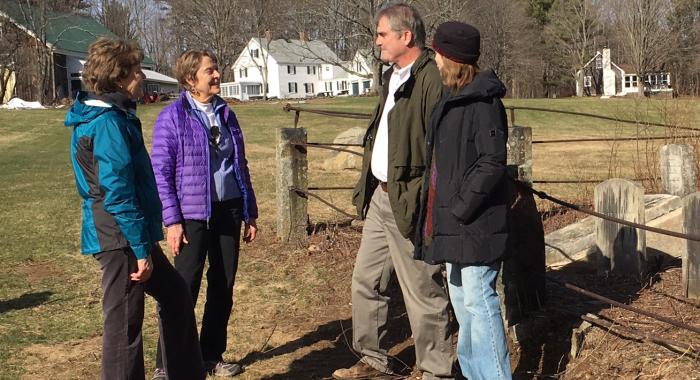 Sen. Jeanne Shaheen at Powder Major's Farm Madbury, NH