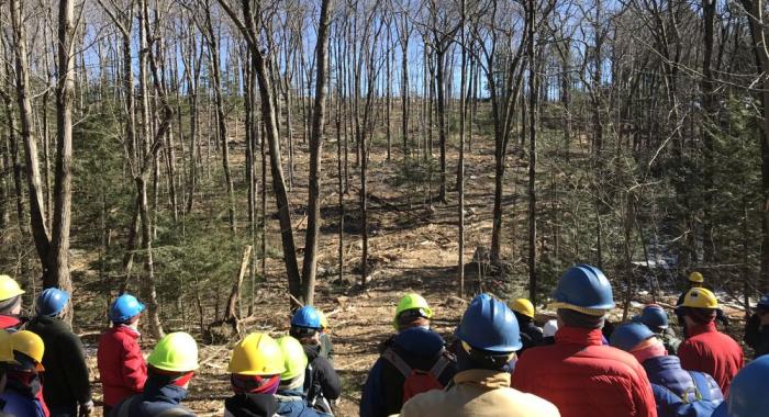 Timber Harvest Tour 2-9-19 at Heald.