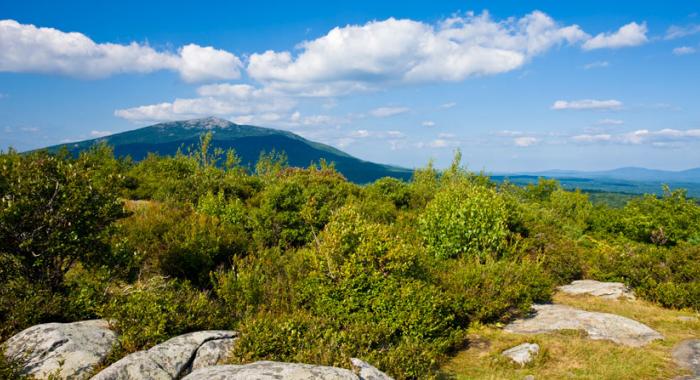 Gap Mountain reservation in Jaffrey, New Hampshire