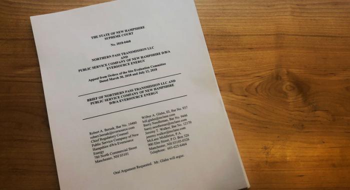 Northern Pass Files Appeal Brief with Supreme Court