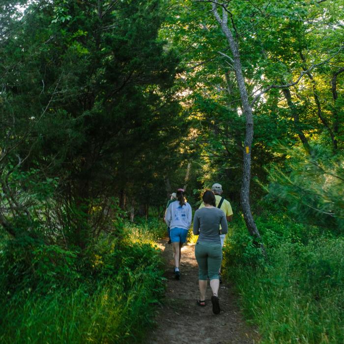 Little Harbor Loop trail at Creek Farm in Portsmouth