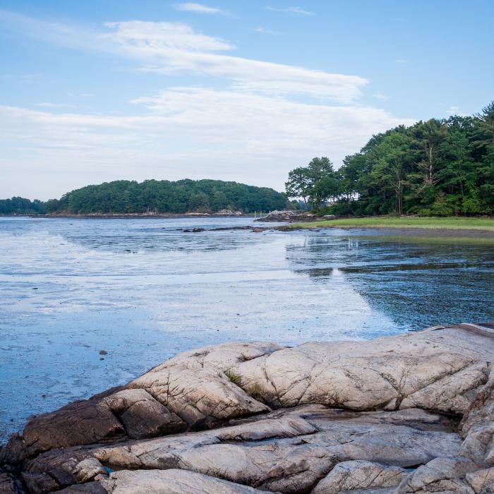 A view of the water from Creek Farm.