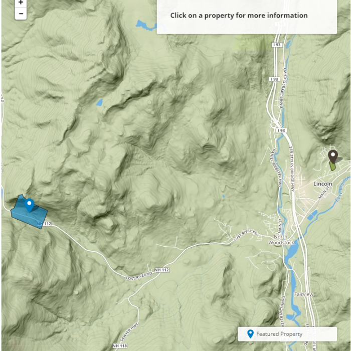 A map of Lost River Reservation.