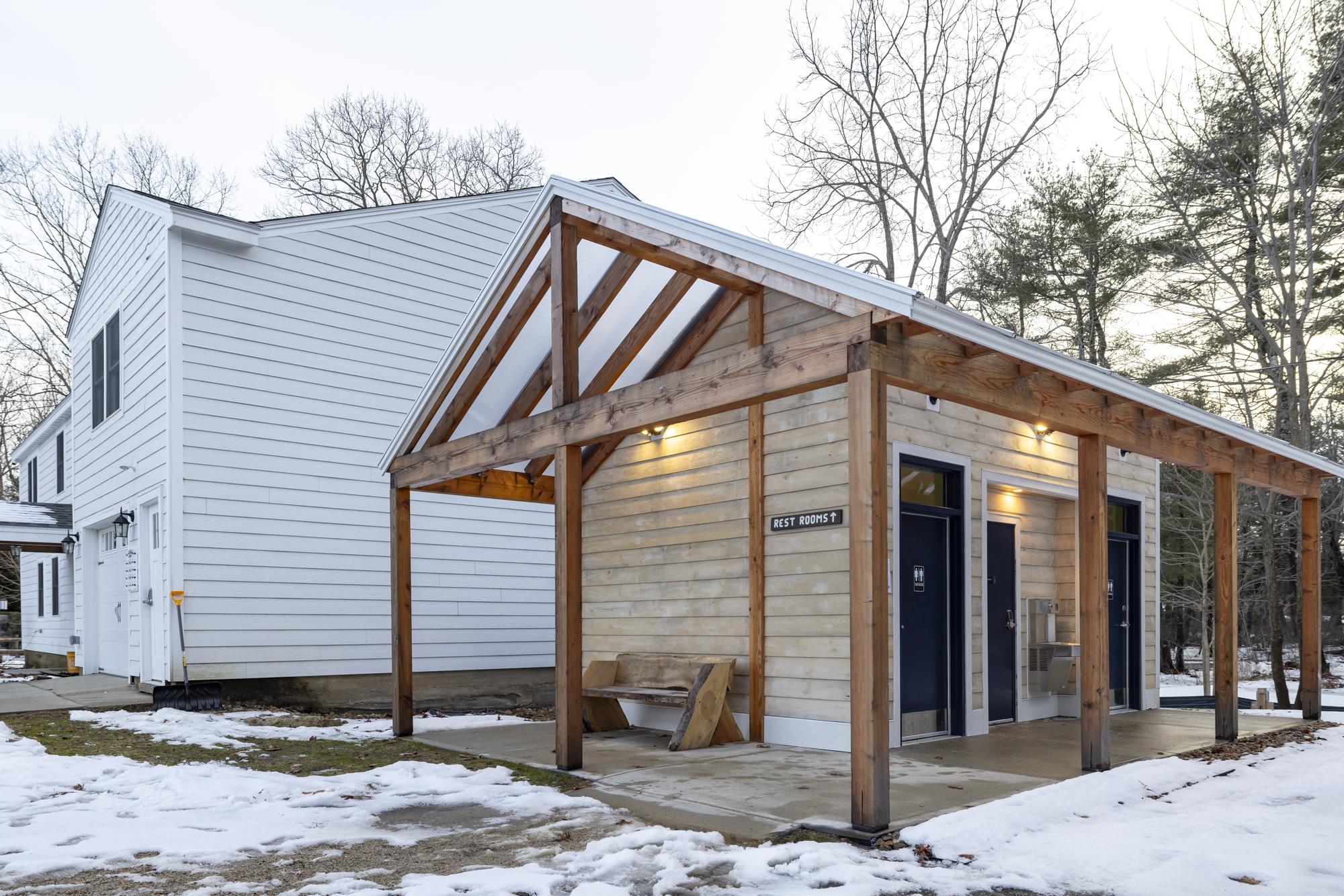 The new rest facility adjacent to the education center.