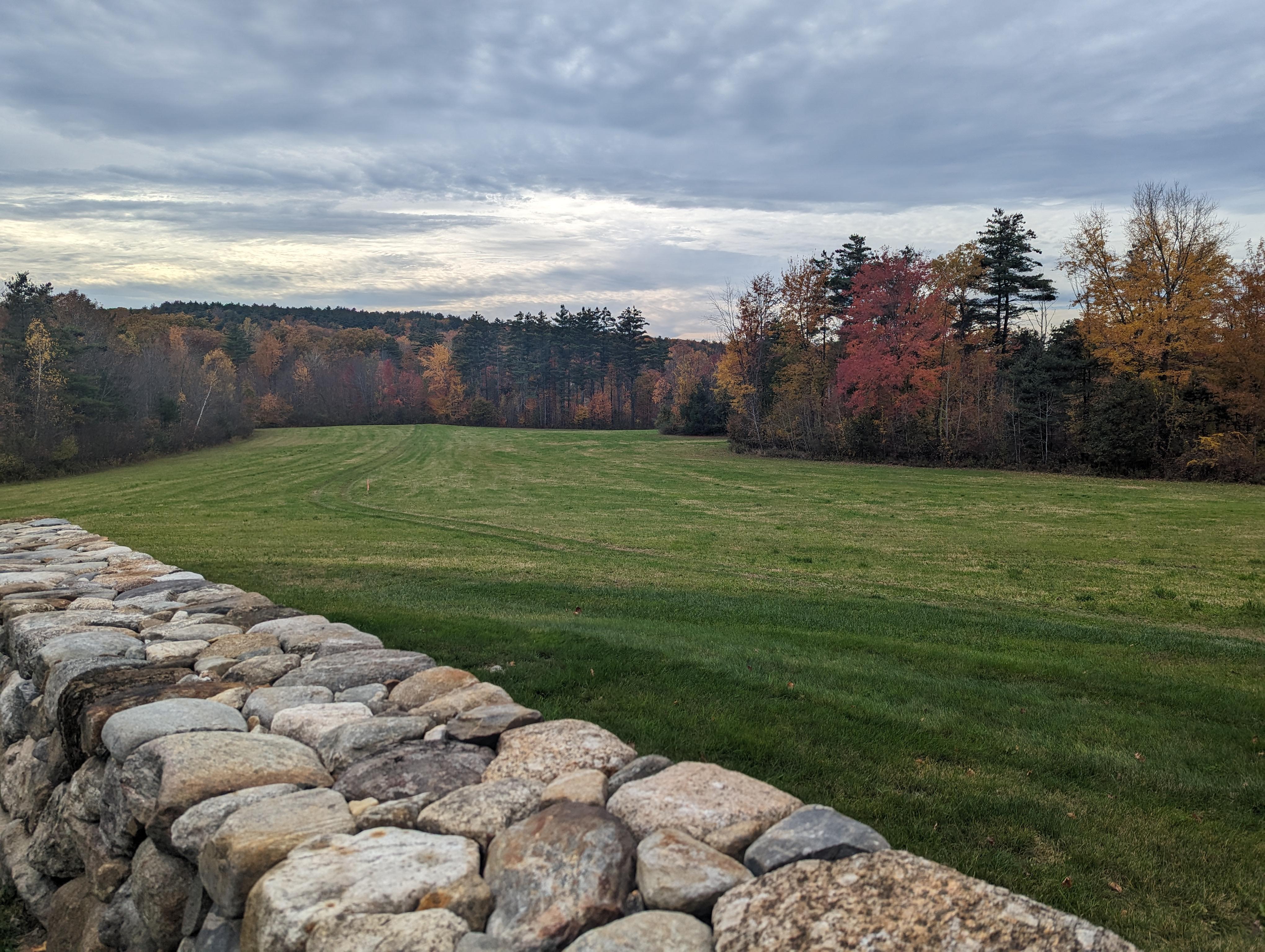 The Wells property pictured in autumn.