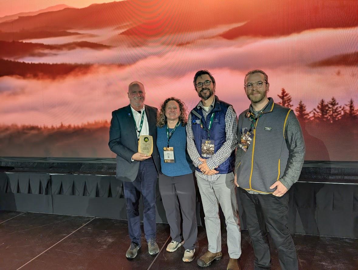 Forest Society Staff Accept SAF award