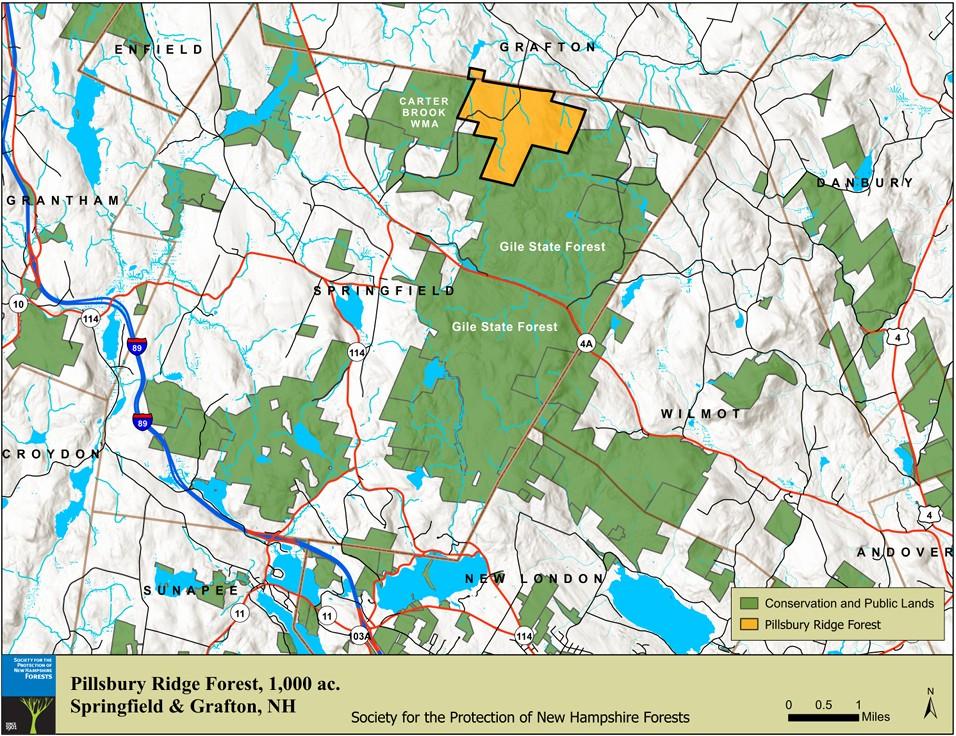 Pillsbury Ridge Map