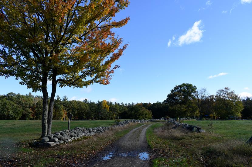 Hikers step back in time at Monson Center where you can walk the same rutted roads the settlers traveled.