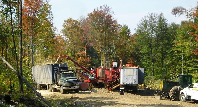 Garland Lumber working on salvage operation from the massive tornado we had in 2008 that cleared a 50 mile path from Deerfield to Freedom