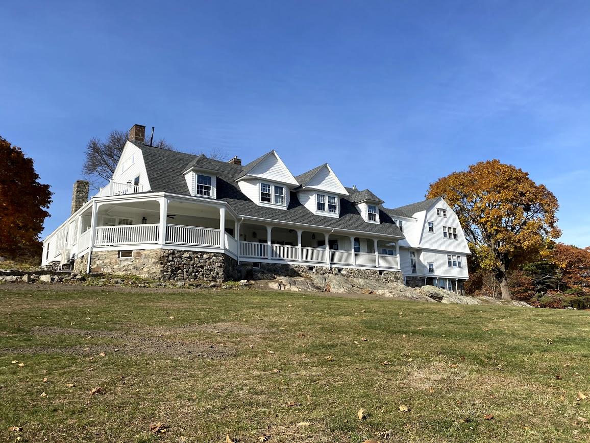 A view of the renovated Carey Cottage after the completion of the project in November 2020.