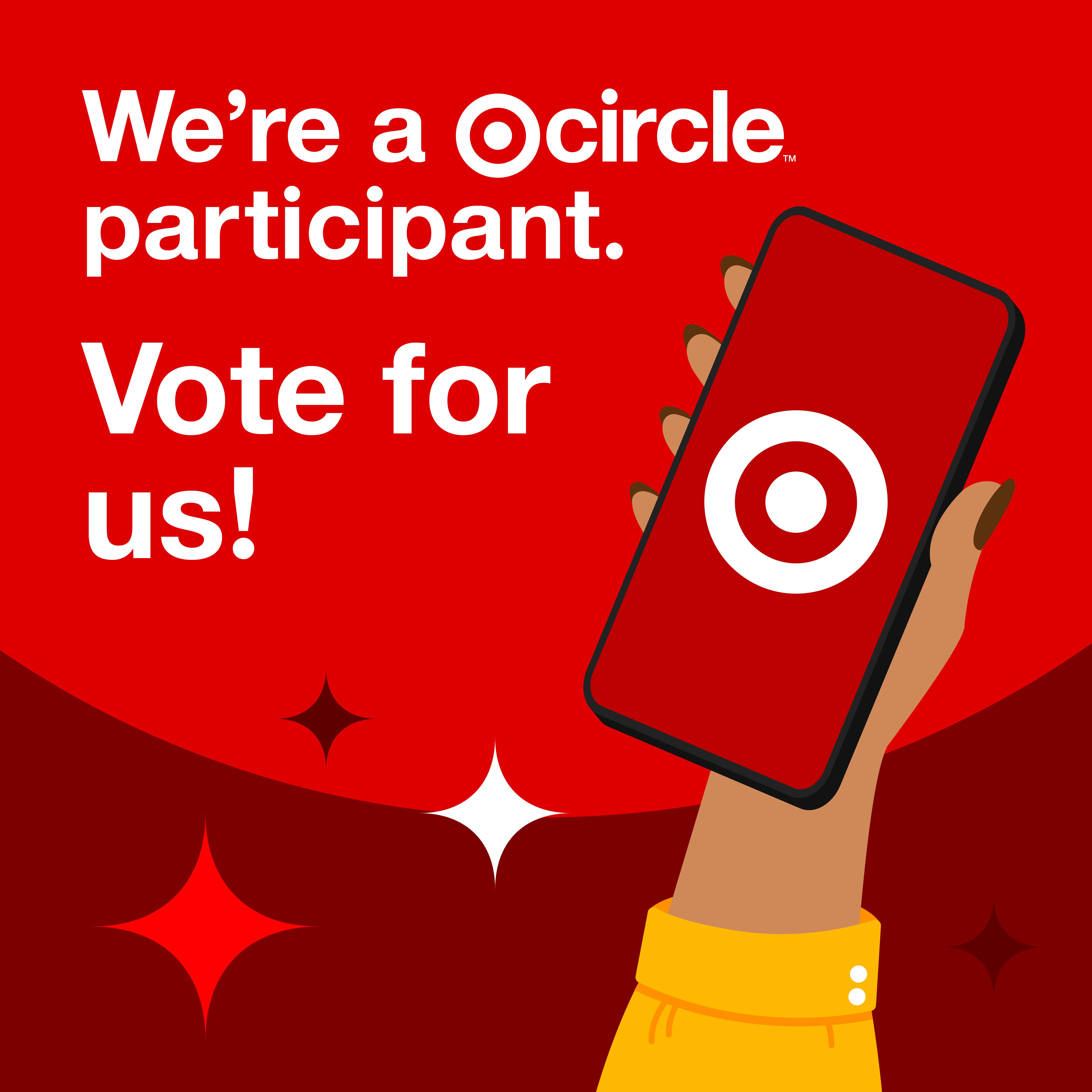 A red Target ad.