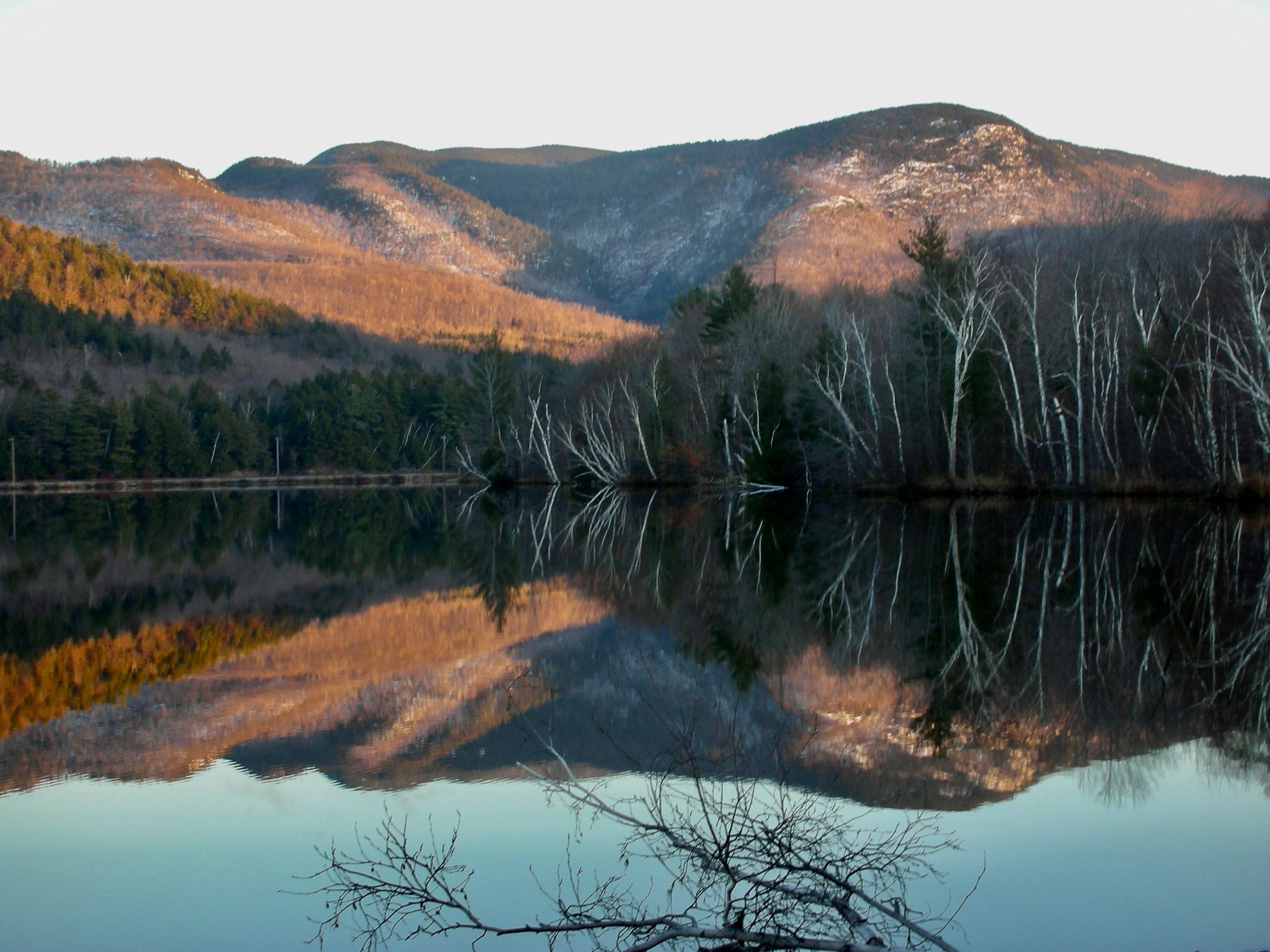 A view of land within the Mahoosic Highlands Initiative.