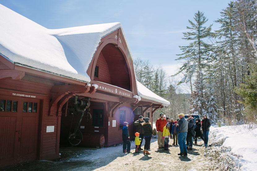 The heart of the Maple Experience at The Rocks is the Glessner Sugar House and the Maple Museum, which are housed in the restored “Sawmill/Pigpen” building.
