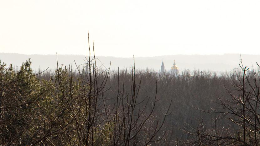 View of the NH capitol from the Conservation Center in East Concord