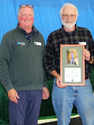 Dave Heuss poses with Jack Savage.