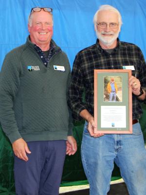Dave Heuss poses with Jack Savage.