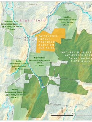 A map of the addition to Yatsevitch Forest.