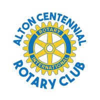 Alton Centennial Rotary Club logo