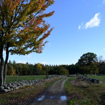 Hikers step back in time at Monson Center where you can walk the same rutted roads the settlers traveled.