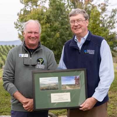 Will Abbott was honored at the event.