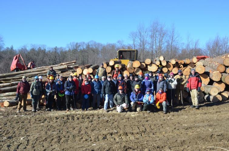 Group photo from 2-9-19 Heald Timber Harvest Tour
