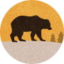 Wildlife icon of a bear